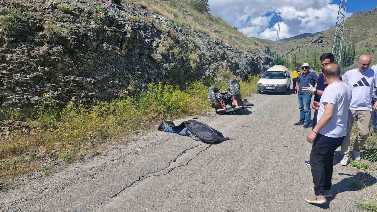 İspir'de atv kazasında bir kişi yaşamını yitirdi