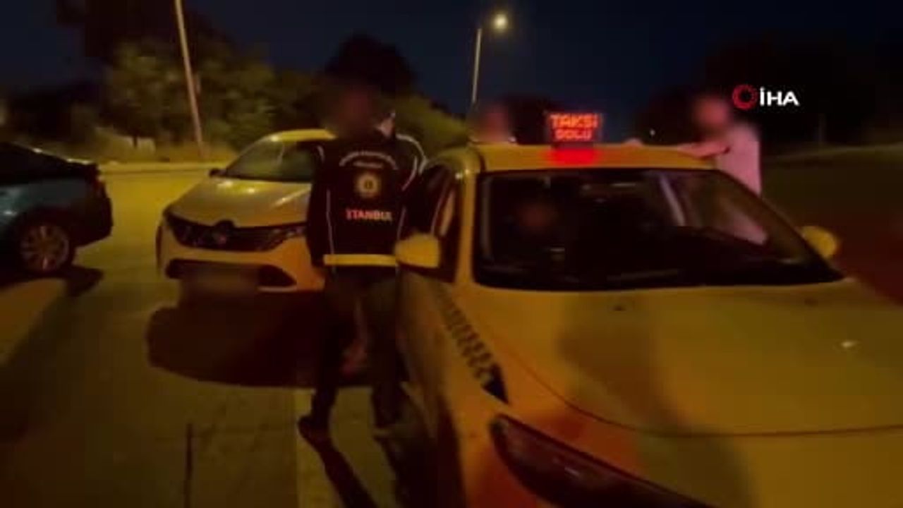 İstanbul'da iki taksi ve şok evlerinde 39 düzensiz göçmen yakalandı