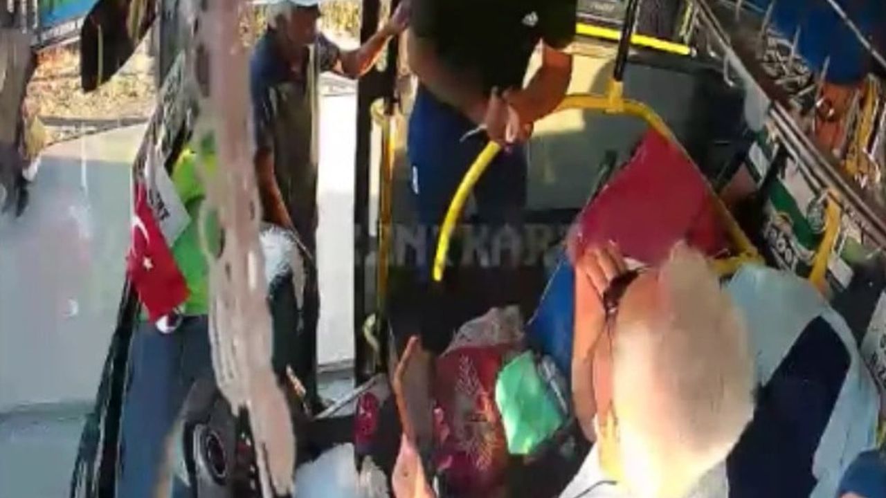İzmit'te otobüs şoförünü penseyle tehdit ettiği iddia edilen yolcu yakalandı