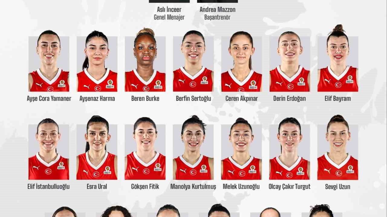 Kadın milliler dünya kupası için 20 kişilik aday kadroyla hazır
