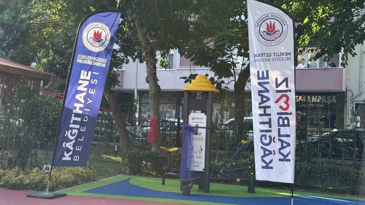 Kağıthane'de yenilenen Muammer Aksoy Parkı açıldı
