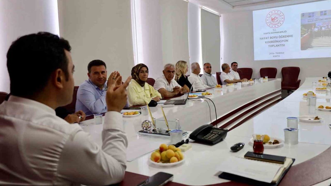kahta’da hayat boyu öğrenme koordinasyon toplantısı düzenlendi
