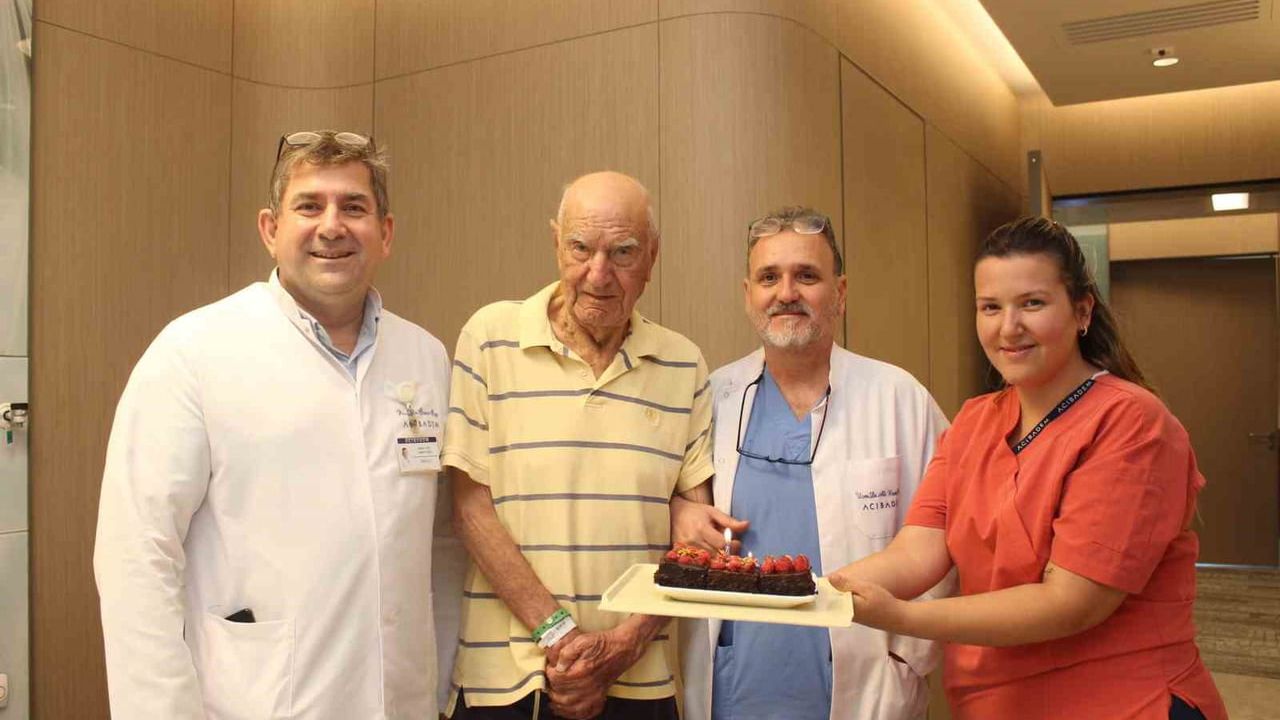 Kalp piliyle 100 yaşında prostat ameliyatı: yeni yaşına sağlıklı başladı