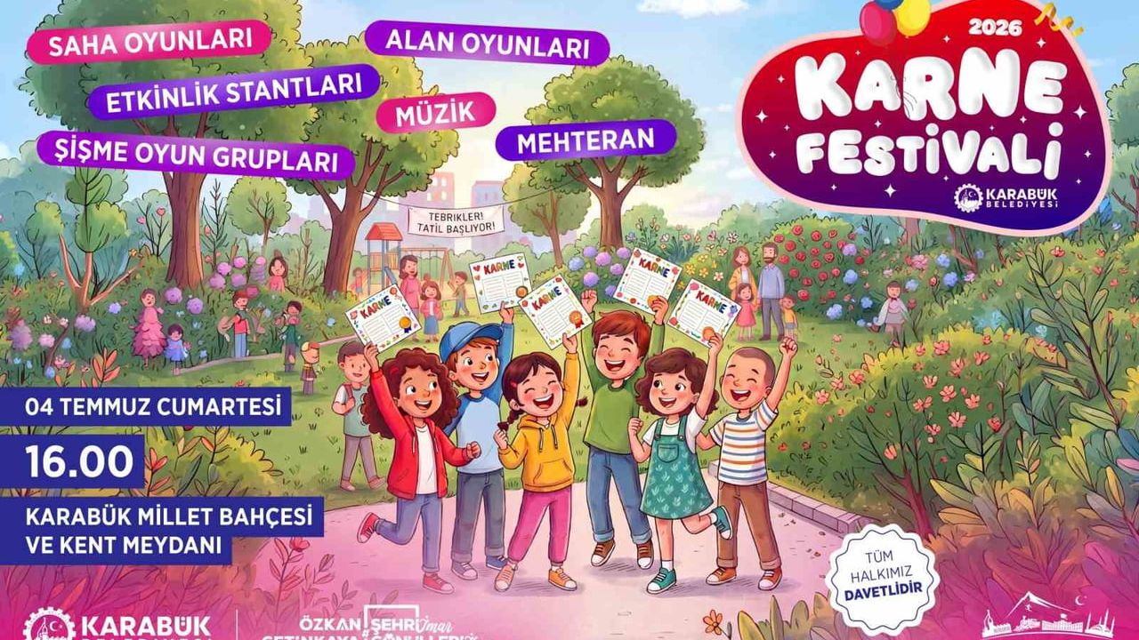 Karabük Belediyesi karne festivali düzenliyor