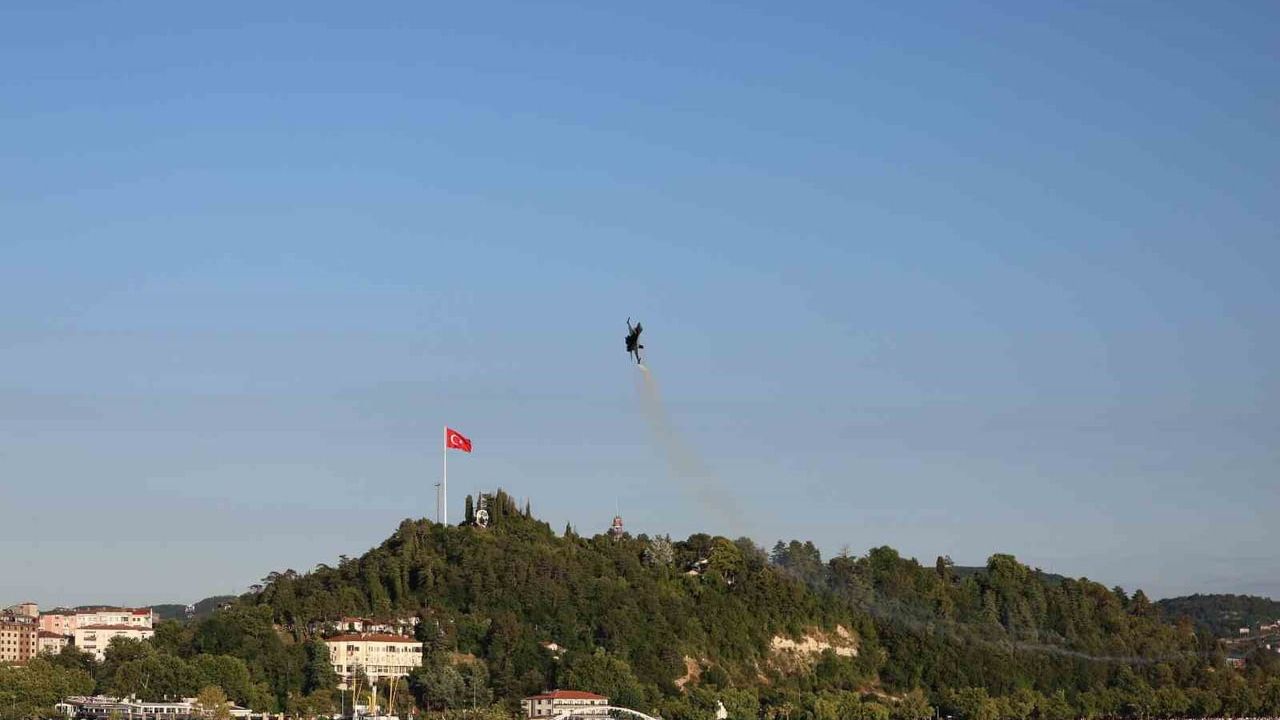 Karadeniz Ereğli, 13 yıl sonra yeniden SOLOTÜRK heyecanını yaşadı