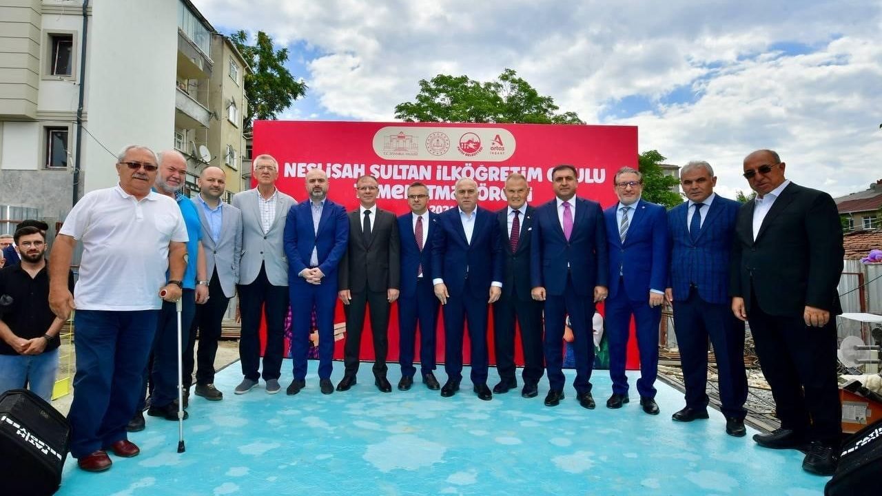 Karagümrük'e eğitim yuvası: Neslişah Sultan İlkokulu'nun temeli atıldı