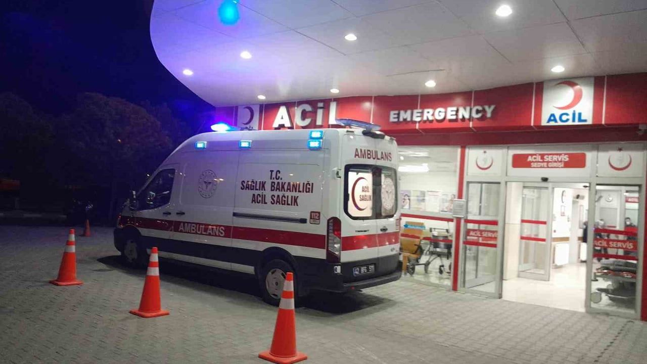 Karapınar’da motosiklet ile otomobil çarpıştı: 1 yaralı