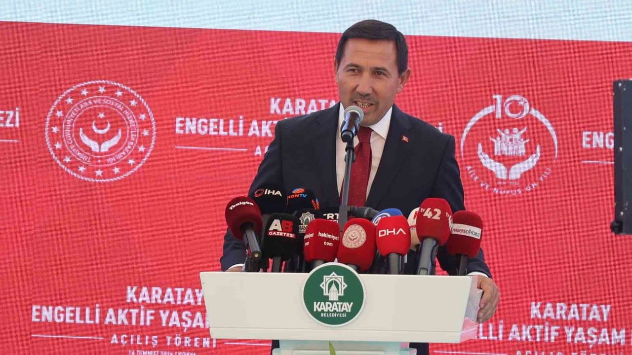Karatay’da Türkiye’nin en büyük Karatay Engelli Aktif Yaşam Merkezi açıldı