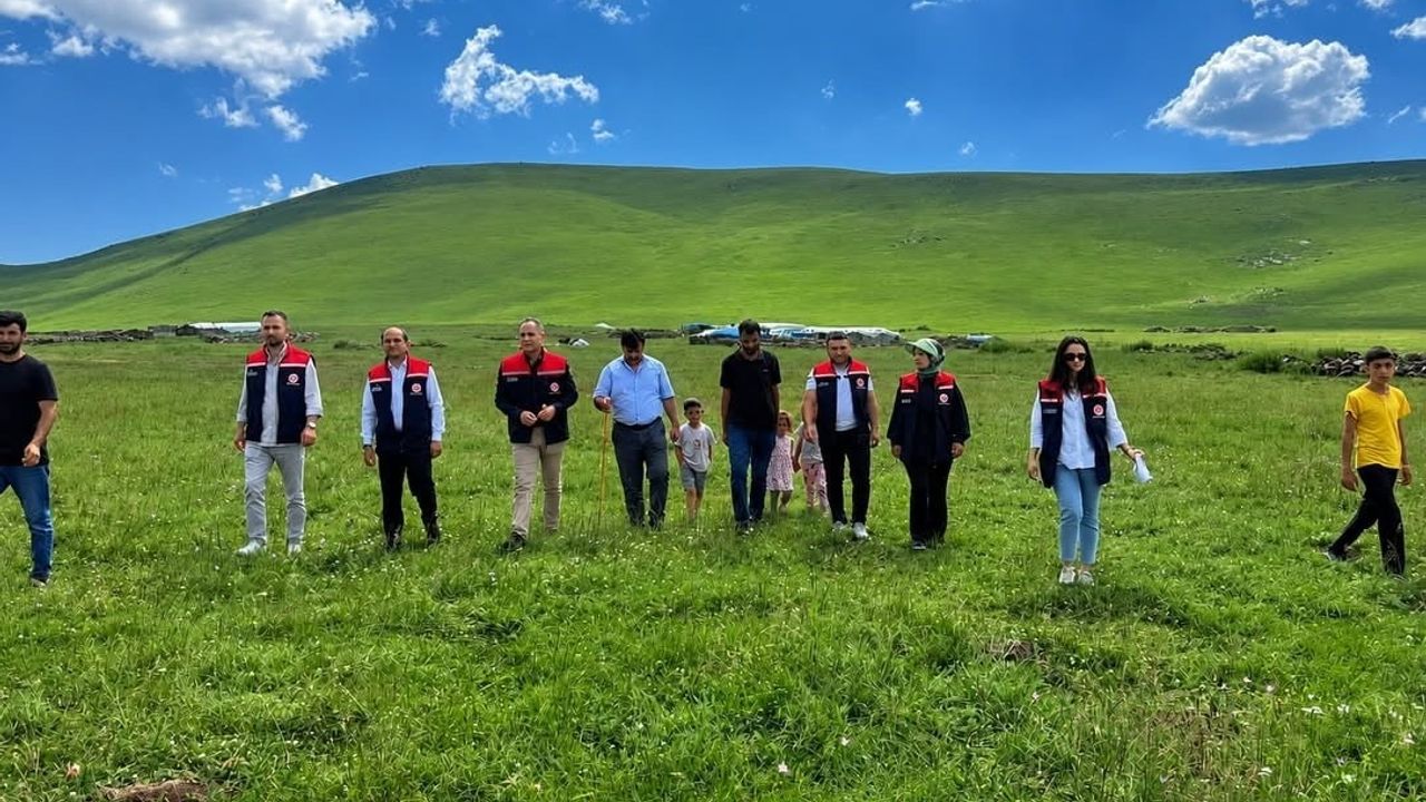 Kars’ta yaylalarda hayvancılığa yakın takip