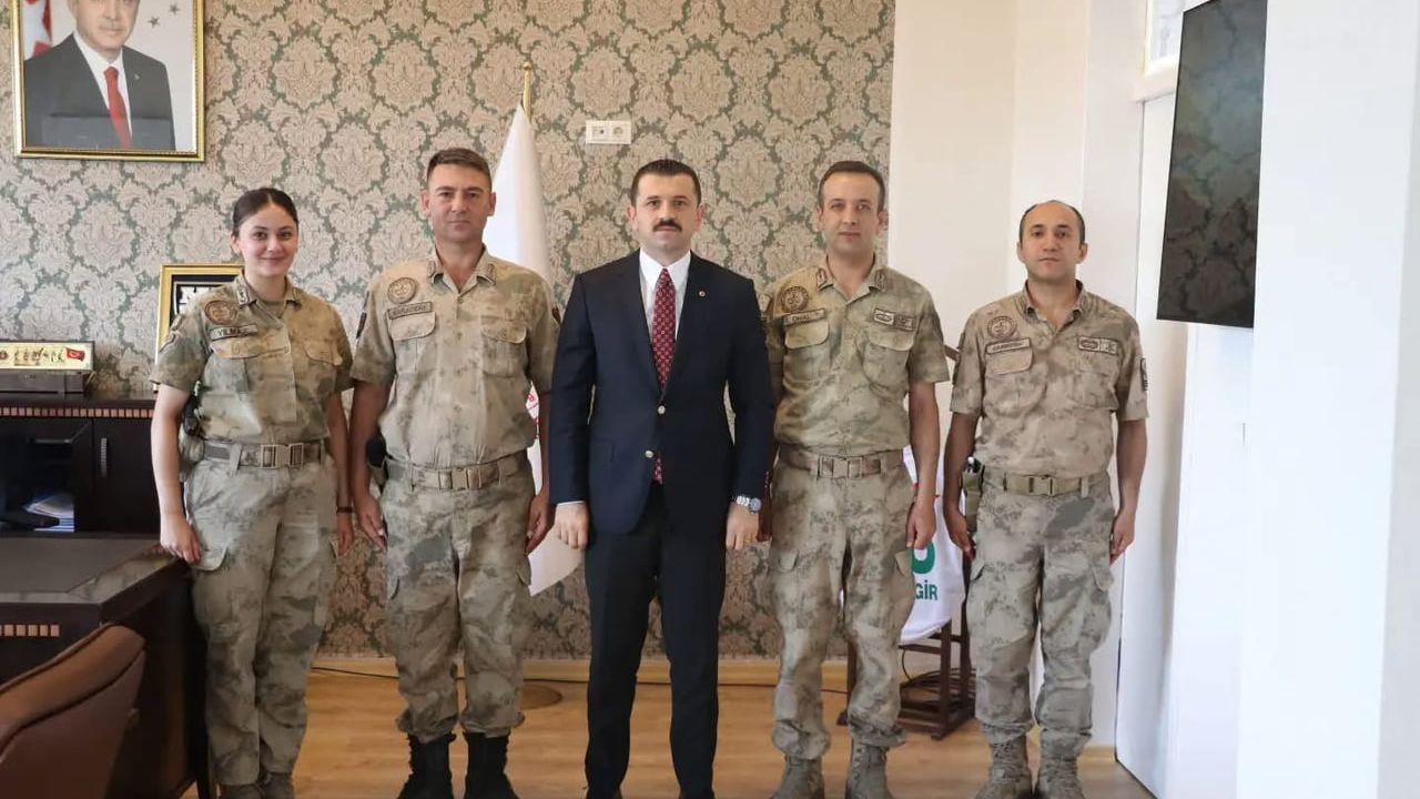 Kaymakam Ahmet Coşkun'dan tayin olan jandarma personeline teşekkür