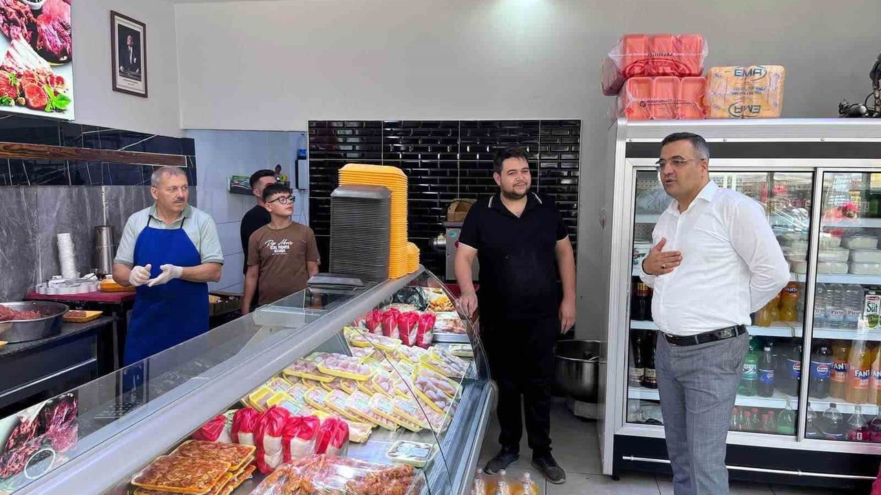 Kaymakam Dalak pazaryerinde esnaf ve vatandaşlarla buluştu
