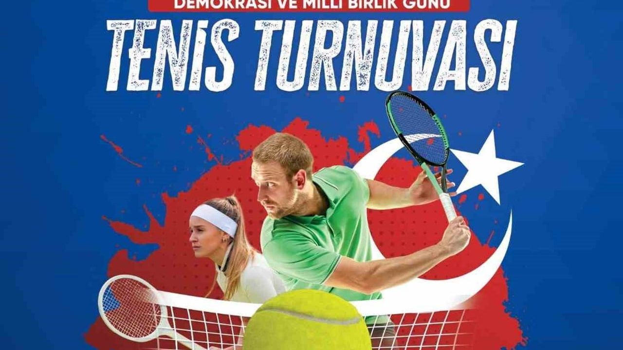 Kayseri Büyükşehir 15 Temmuz ruhunu tenis turnuvasıyla kortlara taşıyor