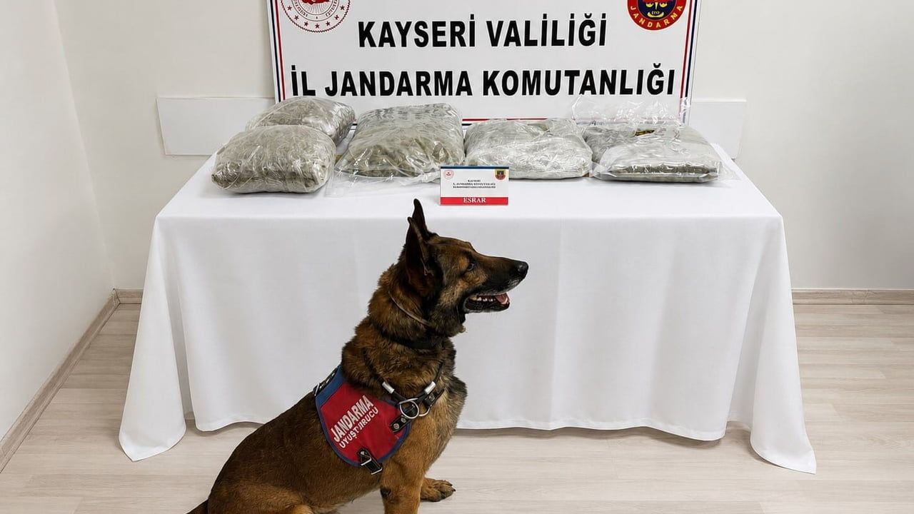 Kayseri'de 5 kilo uyuşturucu ele geçirildi