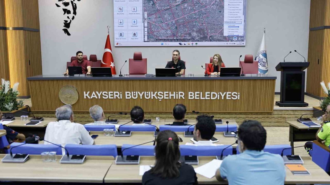 Kayseri'de ortak veri altyapısıyla kritik tesis ve alternatif ulaşım planı