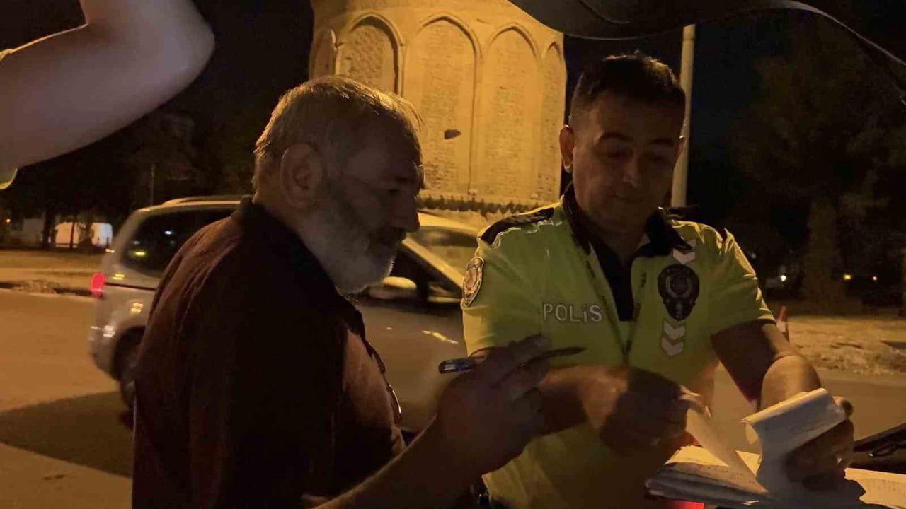 Kayseri'de polis kovalamacası sonrası alkollü sürücüye 602 bin lira ceza
