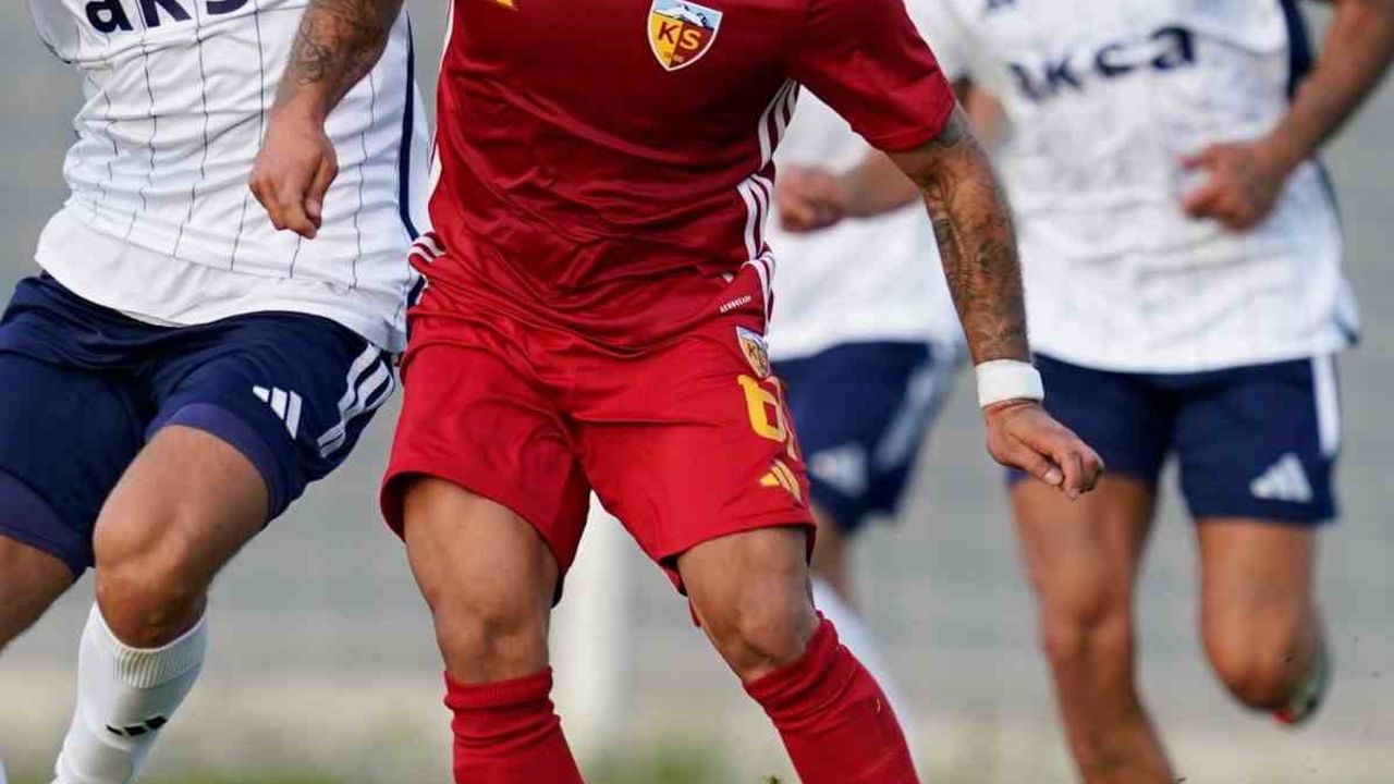 Kayserispor hazırlık maçında 0-1 mağlup oldu