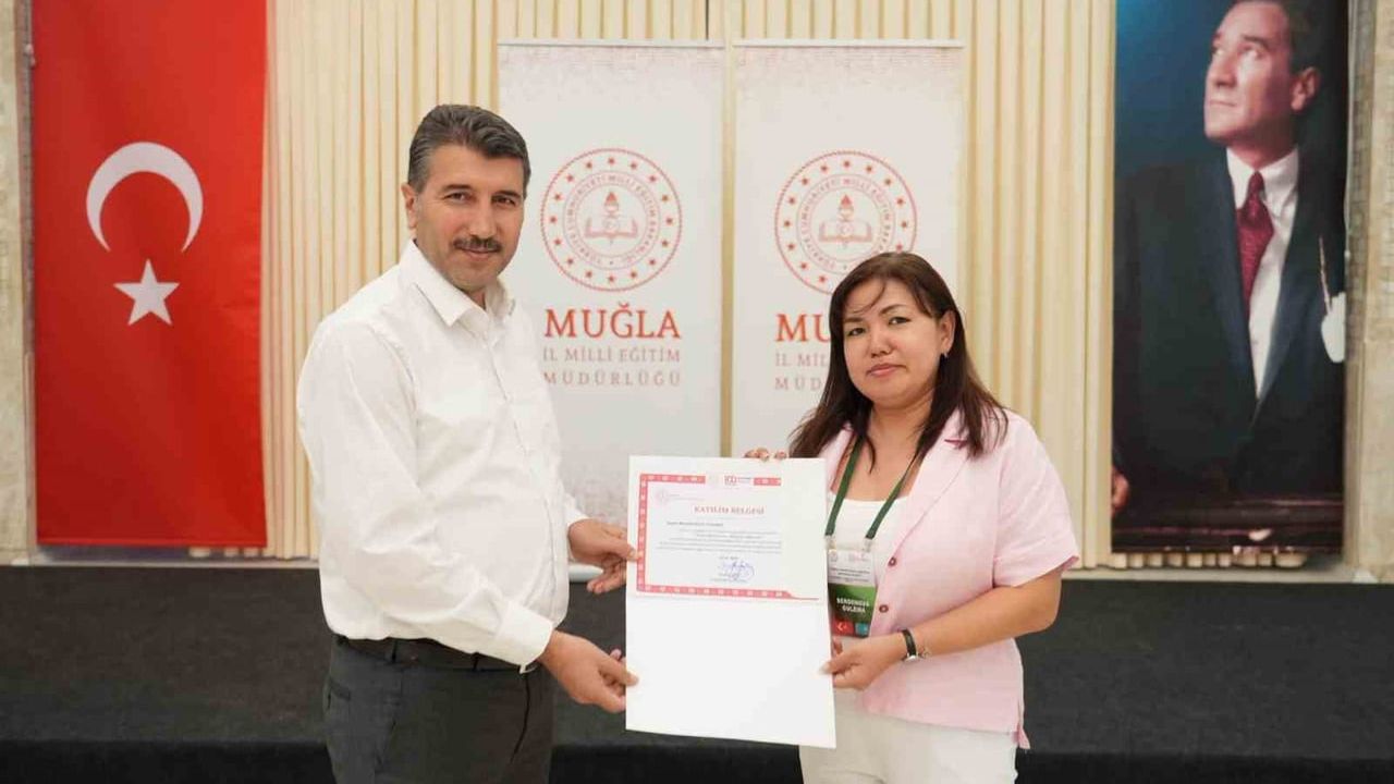 Kazakistanlı öğretmenlerin eğitimi Muğla'da sertifikalandı