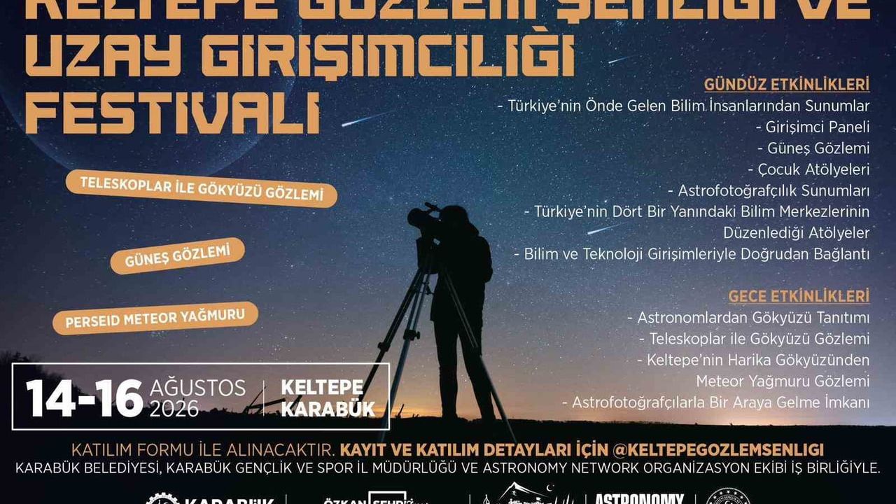 Keltepe'de gökyüzü ve bilim tutkunları buluşacak