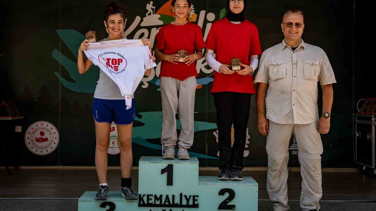 Kemaliye’de doğanın kalbinde koşu heyecanı başladı