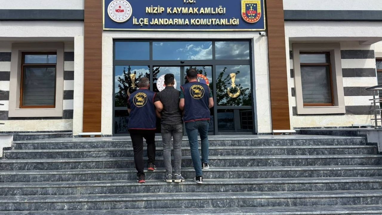 Kesinleşmiş 10 yıl hapis cezası bulunan şahıs Nizip'te yakalandı