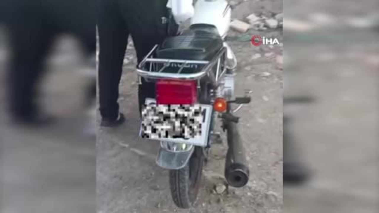 Kırıkhan'da 9 abartı egzozlu motosikletliye 1 milyon 350 bin TL ceza