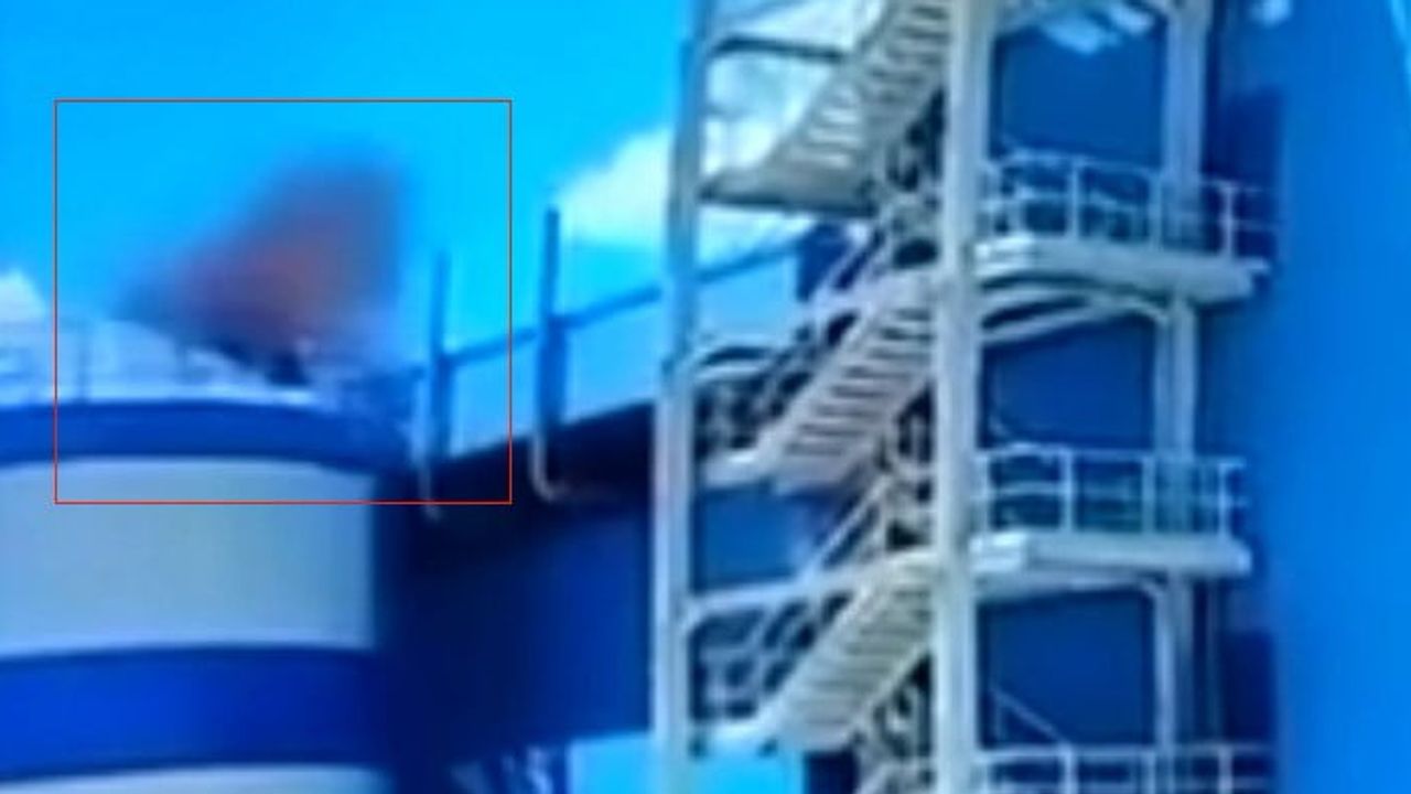 Kırklareli organize sanayi bölgesinde BRYSIS fabrikasındaki patlama görüntülendi