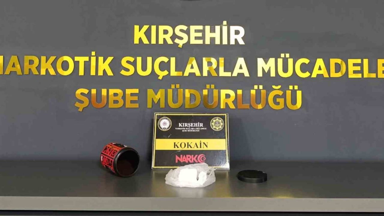 Kırşehir'de 189 gram uyuşturucu ele geçirildi, 1 kişi tutuklandı