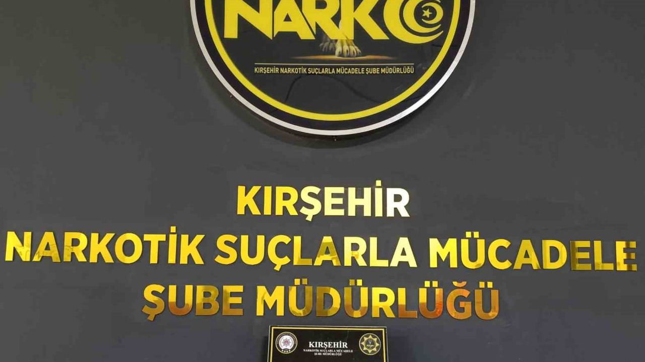 Kırşehir'de trafikte durdurulan araçta 695 uyuşturucu hap ele geçirildi