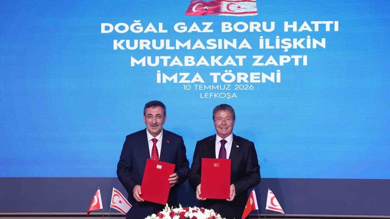 KKTC'ye doğal gaz tedarikine ilişkin mutabakat zaptı imzalandı