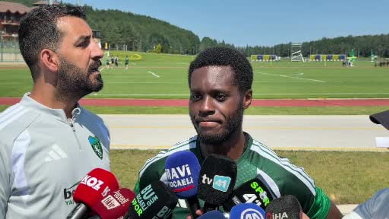 Kocaelispor'da yeni soluk: Makana Baku söz yerine sahayı tercih etti