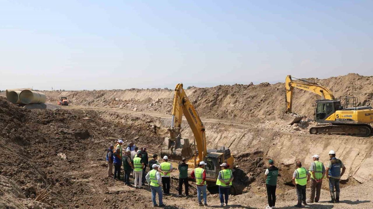 Koçarlı bağarası sulamasıyla 146 bin 40 dekar tarım arazisi taşkından korunacak