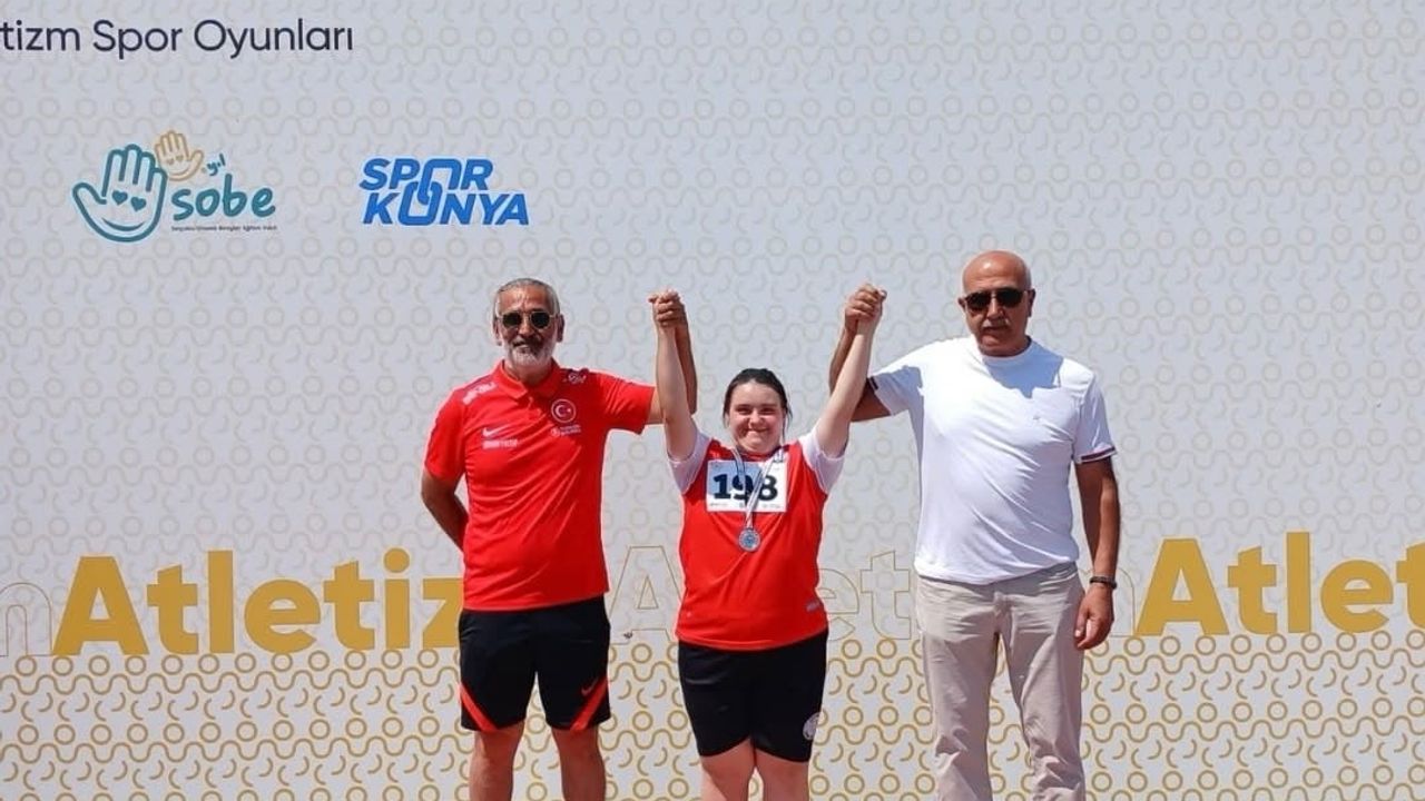 Kocasinanlı özel sporcular Down Sendromlular Türkiye Atletizm ve Masa Tenisi Şampiyonası'nda derece elde etti