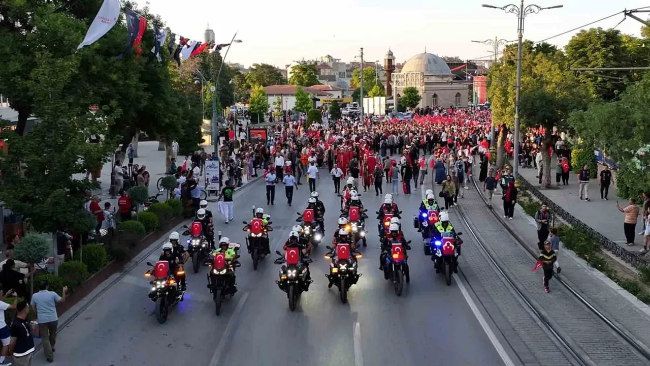 Konya'da 15 Temmuz Demokrasi ve Milli Birlik Günü etkinlikleri