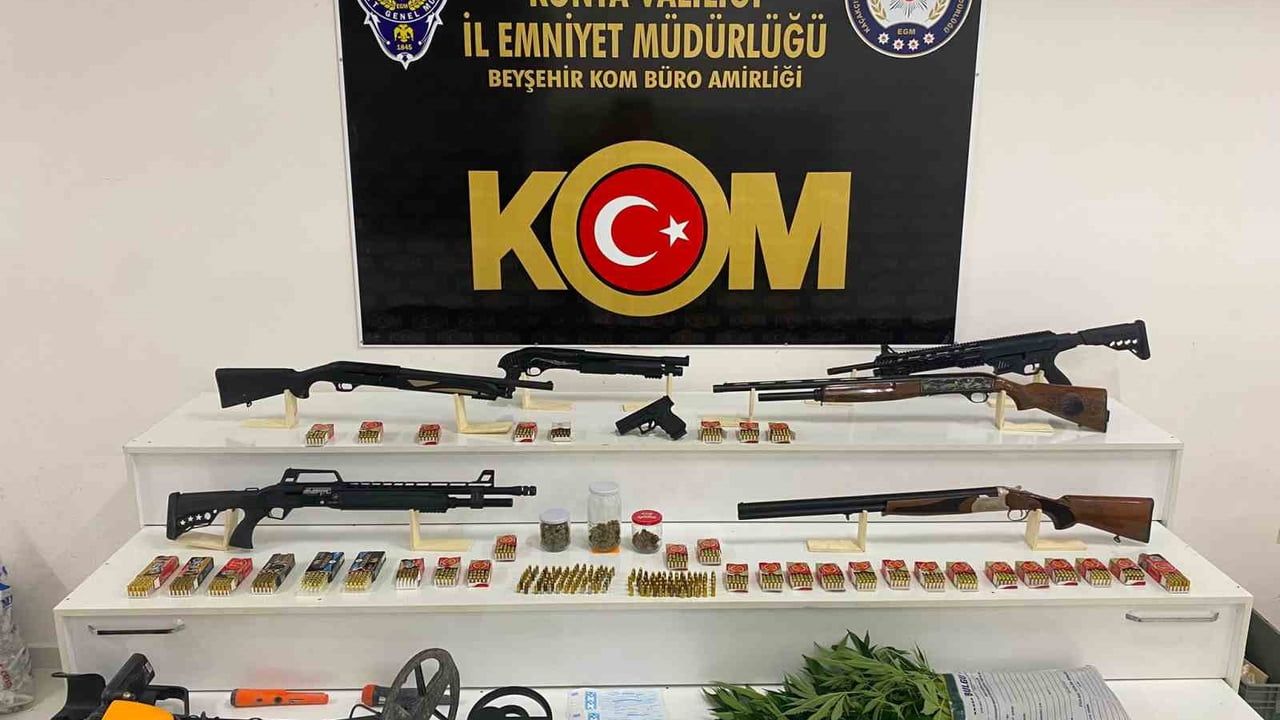 Konya’da tefecilik operasyonunda 4 şüpheli hakkında adli işlem başlatıldı