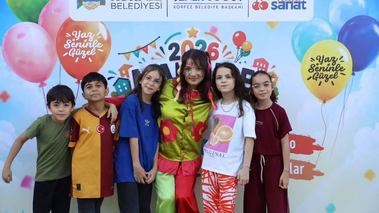 Körfez’de yaz şenlikleri Tevfik Fikret İlkokulu'nda sürüyor