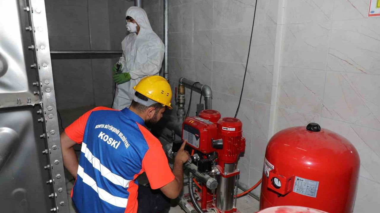 KOSKİ’den uyarı: su depoları 6 ayda bir temizlenmeli