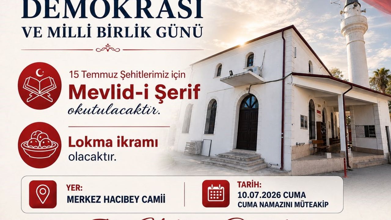 Köyceğiz'de mevlid-i şerif programı gerçekleşecek