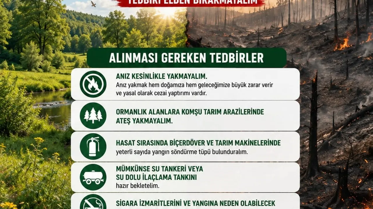 Kozan'da anız uyarısı