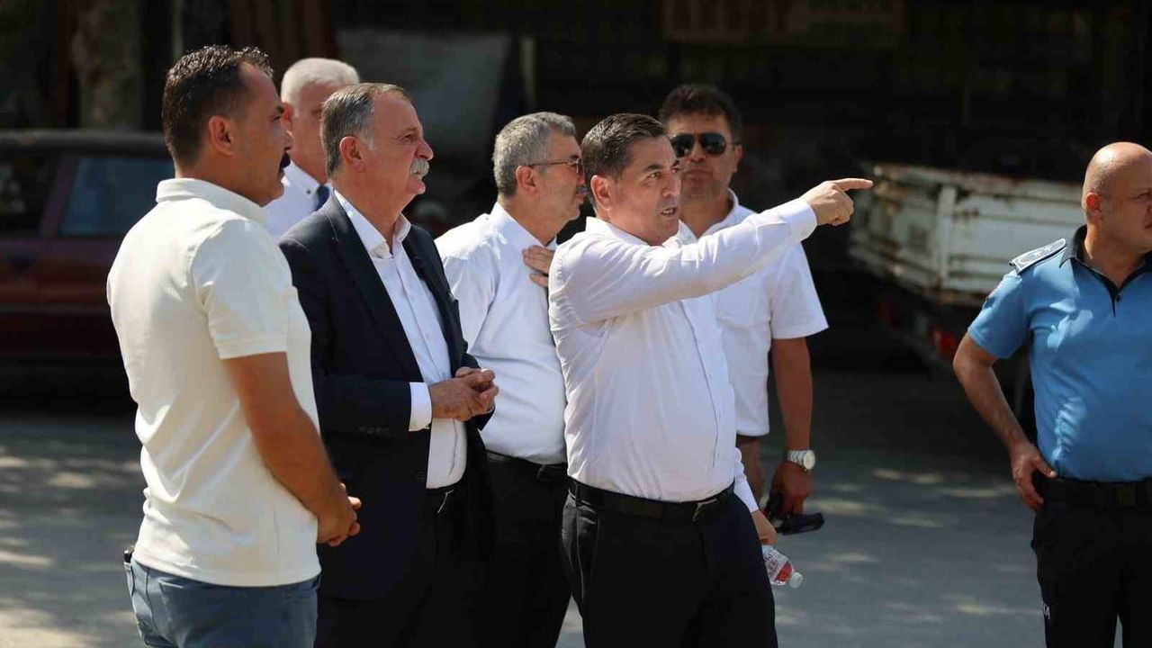 Küçük sanayiye çözüm odaklı ziyaret: başkan Balaban esnafla yüz yüze konuştu