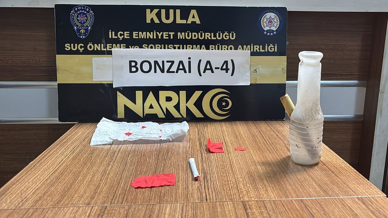 Kula emniyeti gece 3 operasyonda bonzai ele geçirdi