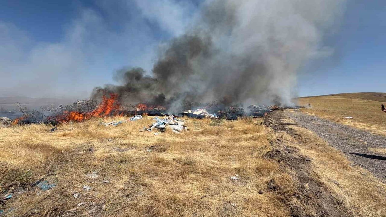 Kulu’da anız yangını söndürüldü