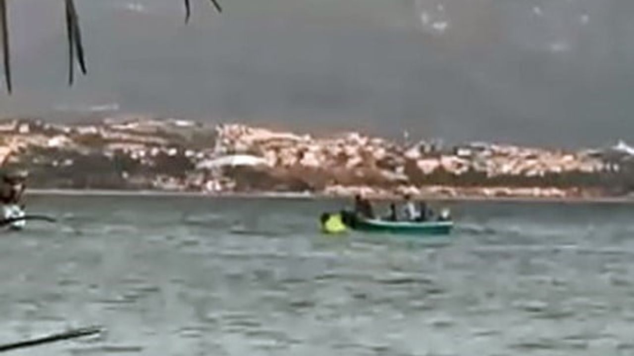 Kuşadası'nda jet ski kazasında sürücü yara almadan kurtarıldı