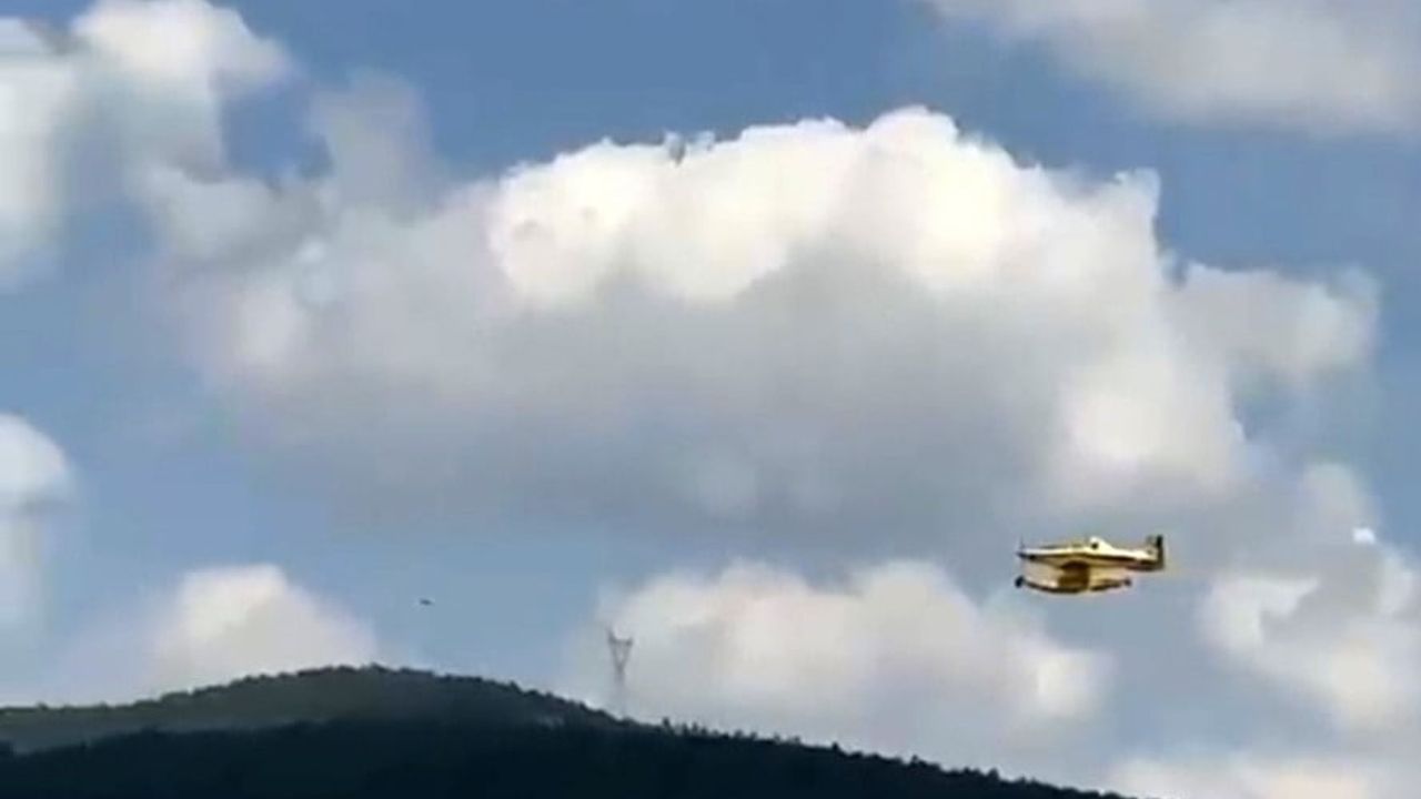 Kütahya'daki orman yangınına müdahale sürüyor
