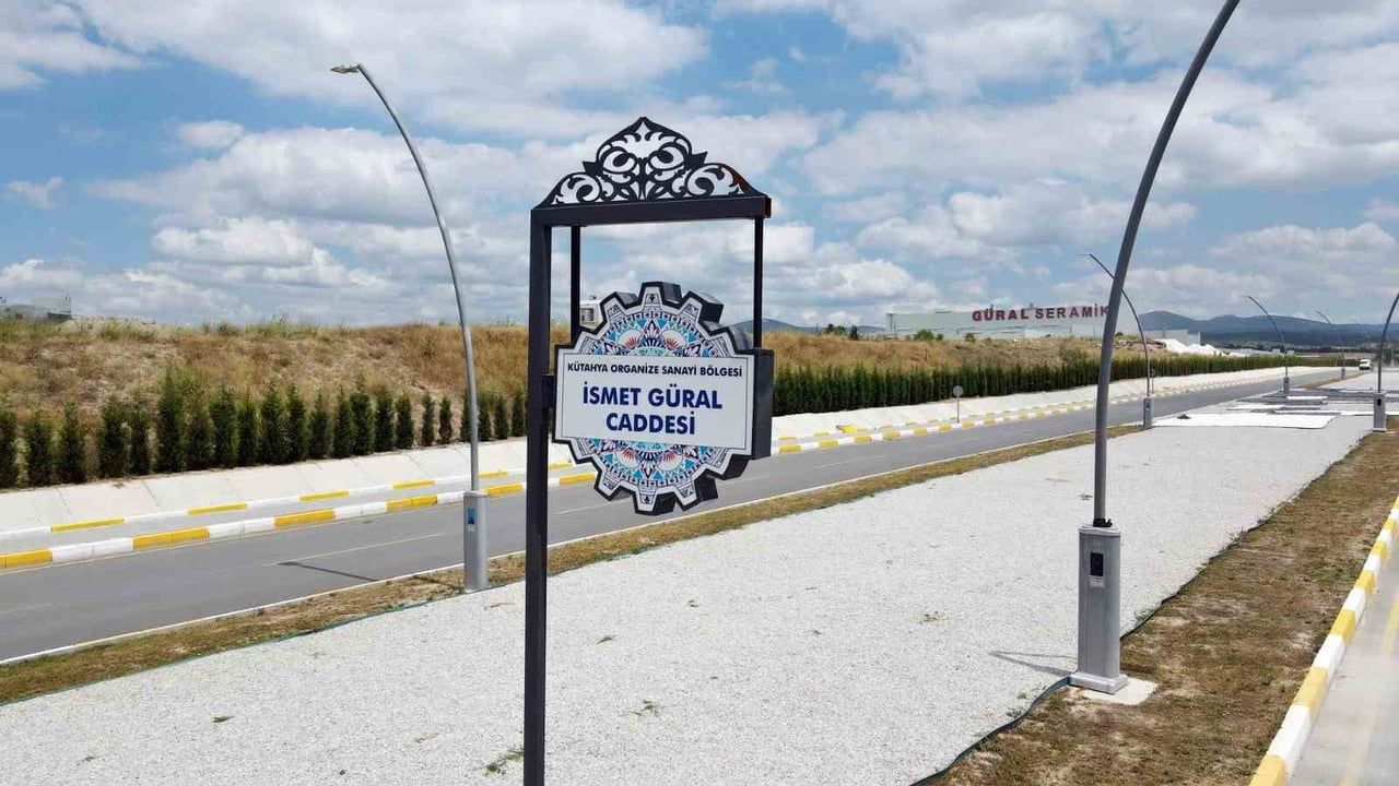 Kütahya OSB'de iki caddeye sanayicilerin isimleri verildi