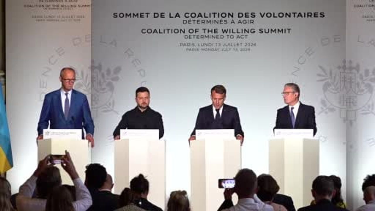 Macron: koalisyonun Ukrayna için oluşturduğu çok uluslu güç harekete geçmeye hazır