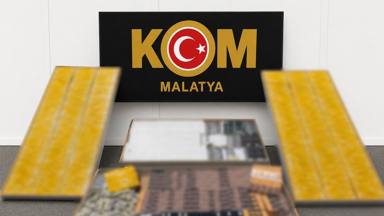 Malatya'da gümrük kaçağı sigara ele geçirildi