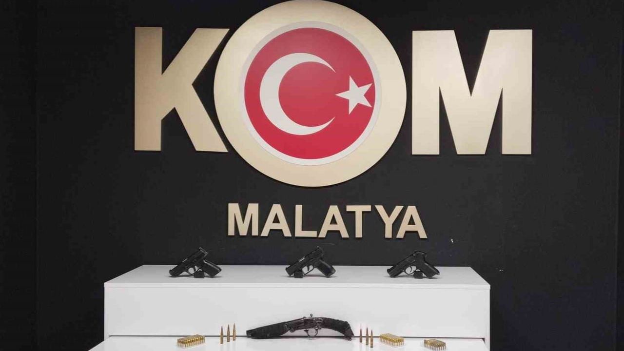 Malatya’da KOM’dan ruhsatsız silah operasyonu: 7 gözaltı