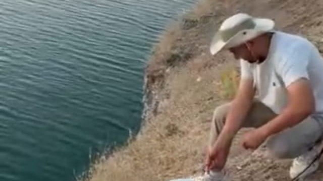 Malatya'da oltaya martı takıldı