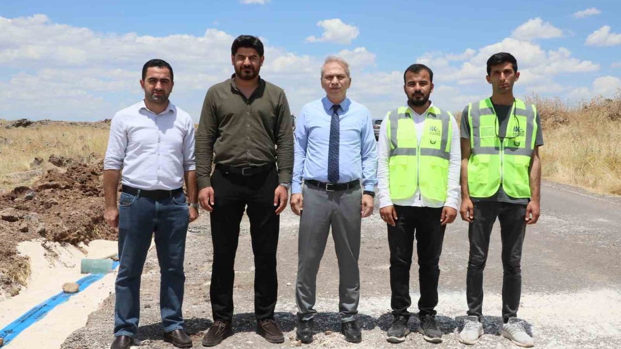 Mardin'in en büyük grup içme suyu hattında yenileme çalışmaları sürüyor