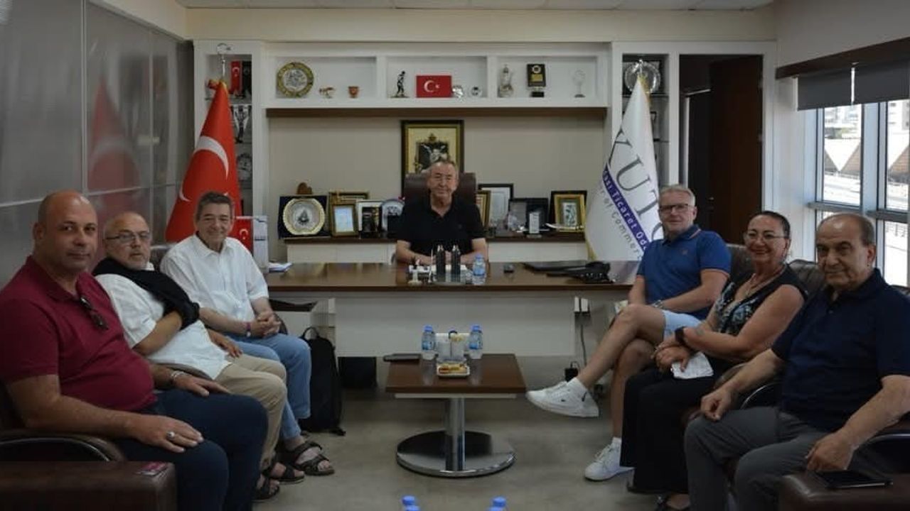 Marl–Kuşadası kardeş şehir heyeti Kuşadası Ticaret Odası'nı ziyaret etti